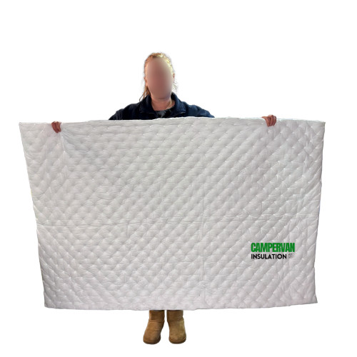 Van insulation stick camper - van, on